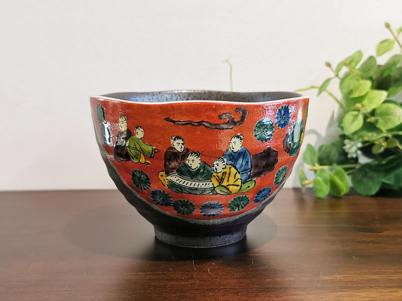 九谷焼 茶漬碗 木米|漆陶舗 あらき | 漆陶舗 あらき